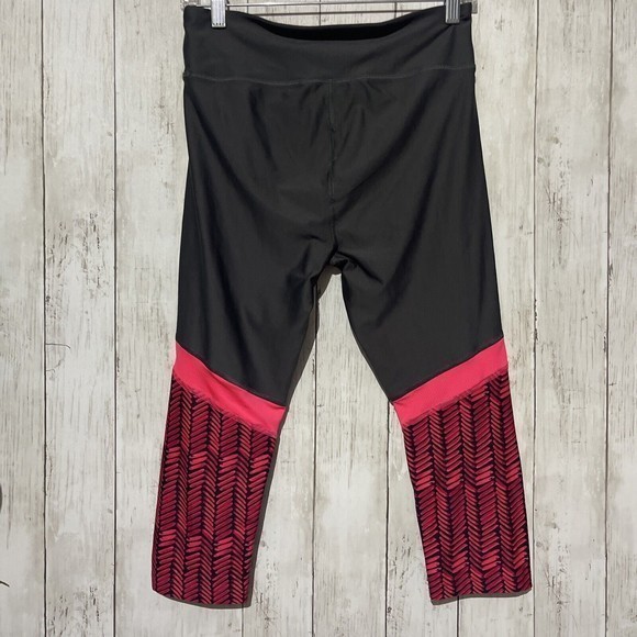 Under Armour Women's Compression‎ Alpha Yoga Capri Grey / Pink Size Medium - Picture 6 of 7